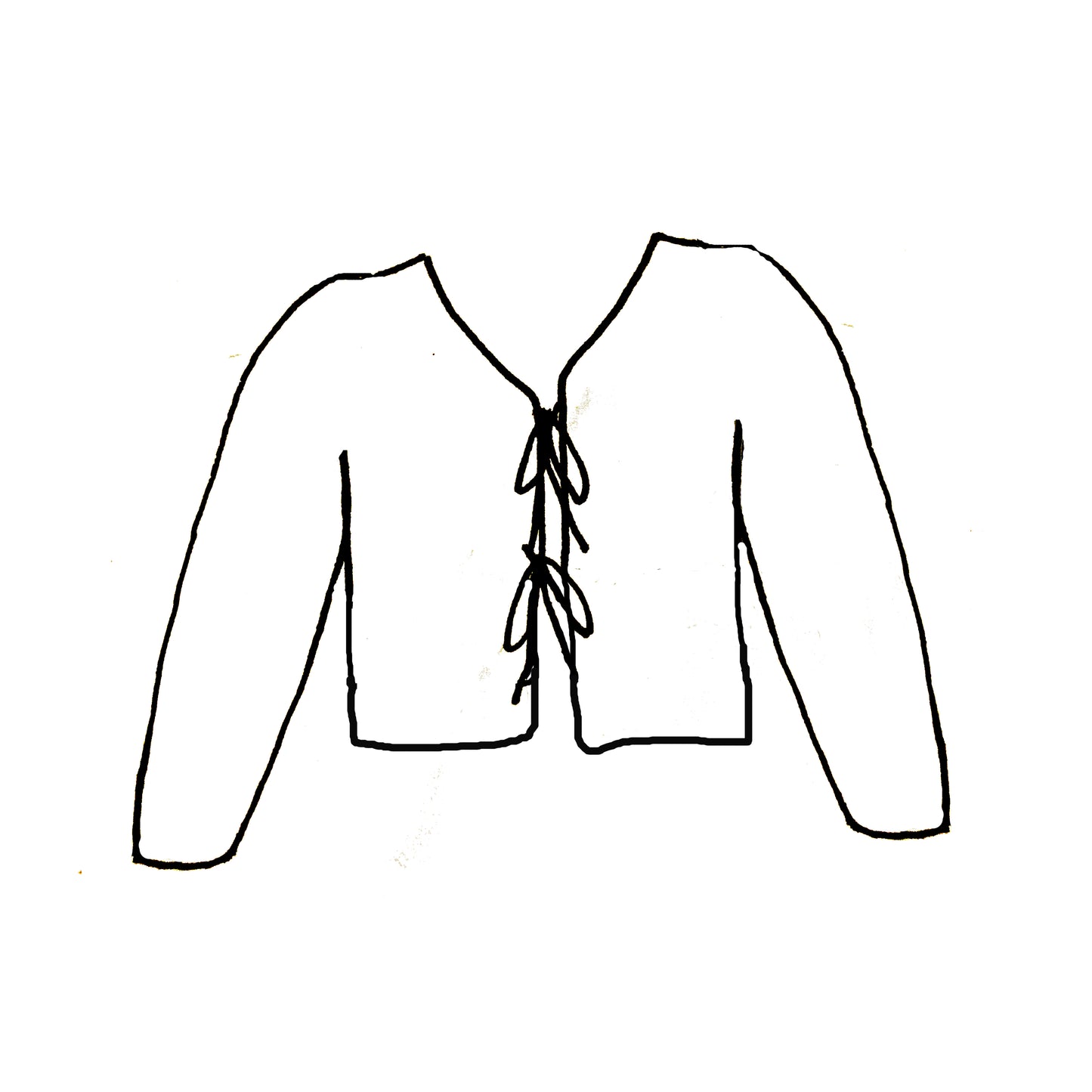 Ella Tie Front Top - Made To Order