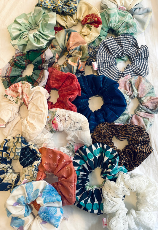 Handmade Lucky Dip Giant Scrunchies - 1, 2, 3 and 4 Pack