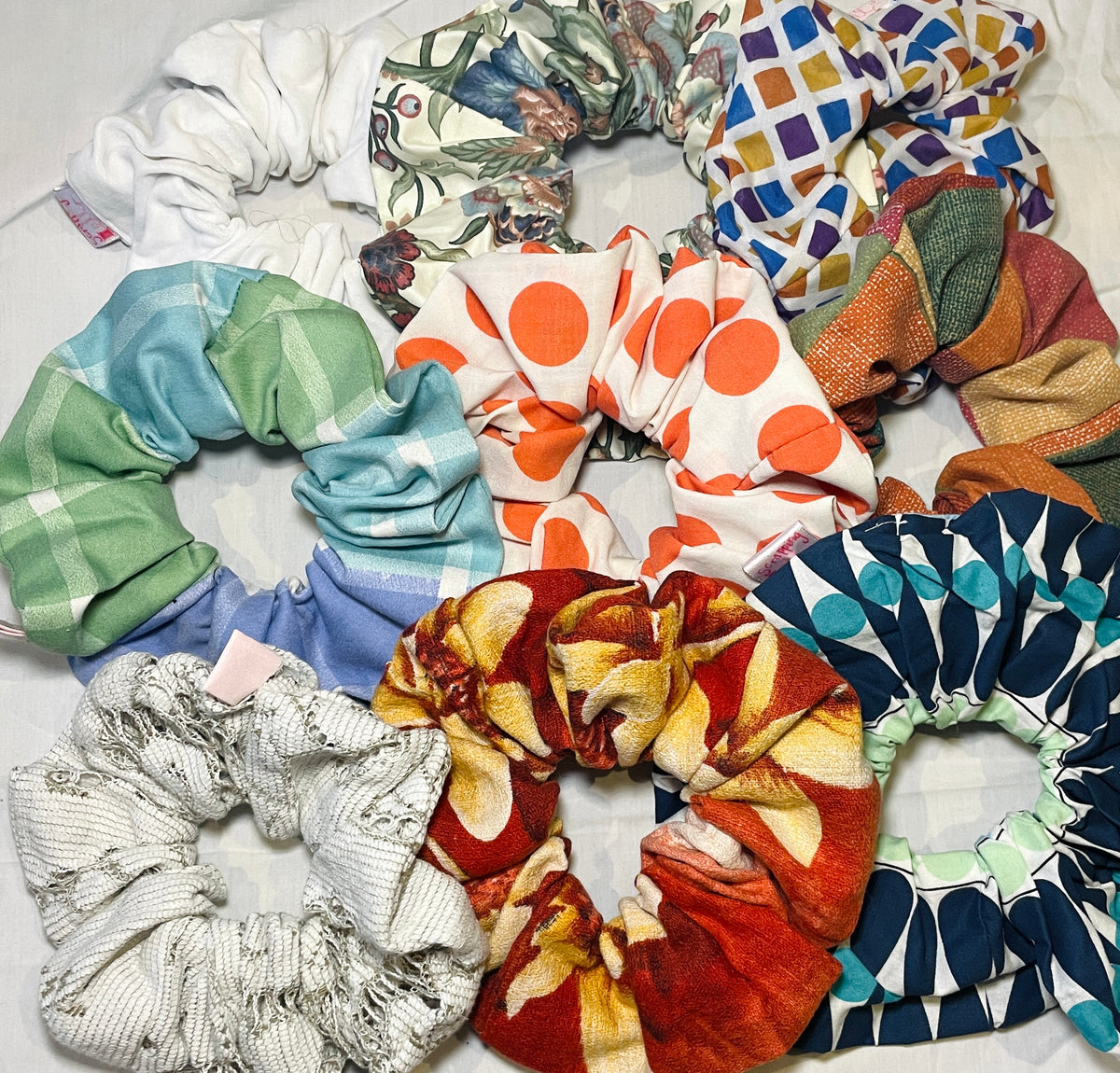 Handmade Lucky Dip Giant Scrunchies - 1, 2, 3 and 4 Pack
