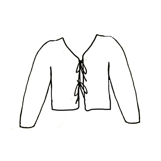 Ella Tie Front Top - Made To Order