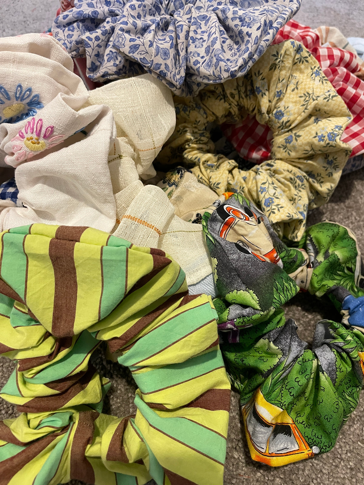 Handmade Lucky Dip Giant Scrunchies - 1, 2, 3 and 4 Pack