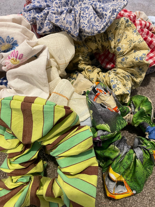 Handmade Lucky Dip Giant Scrunchies - 1, 2, 3 and 4 Pack