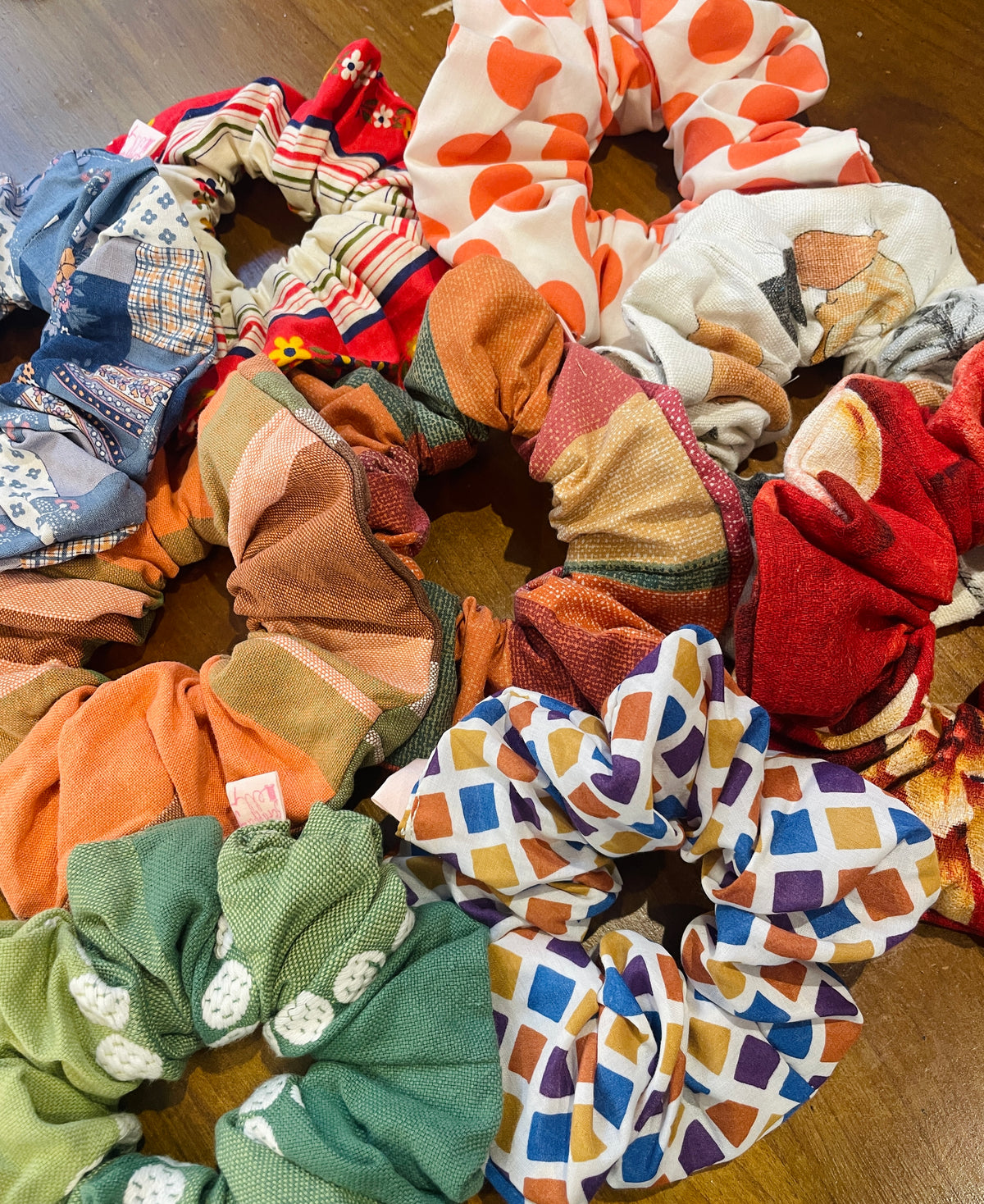 Handmade Lucky Dip Giant Scrunchies - 1, 2, 3 and 4 Pack
