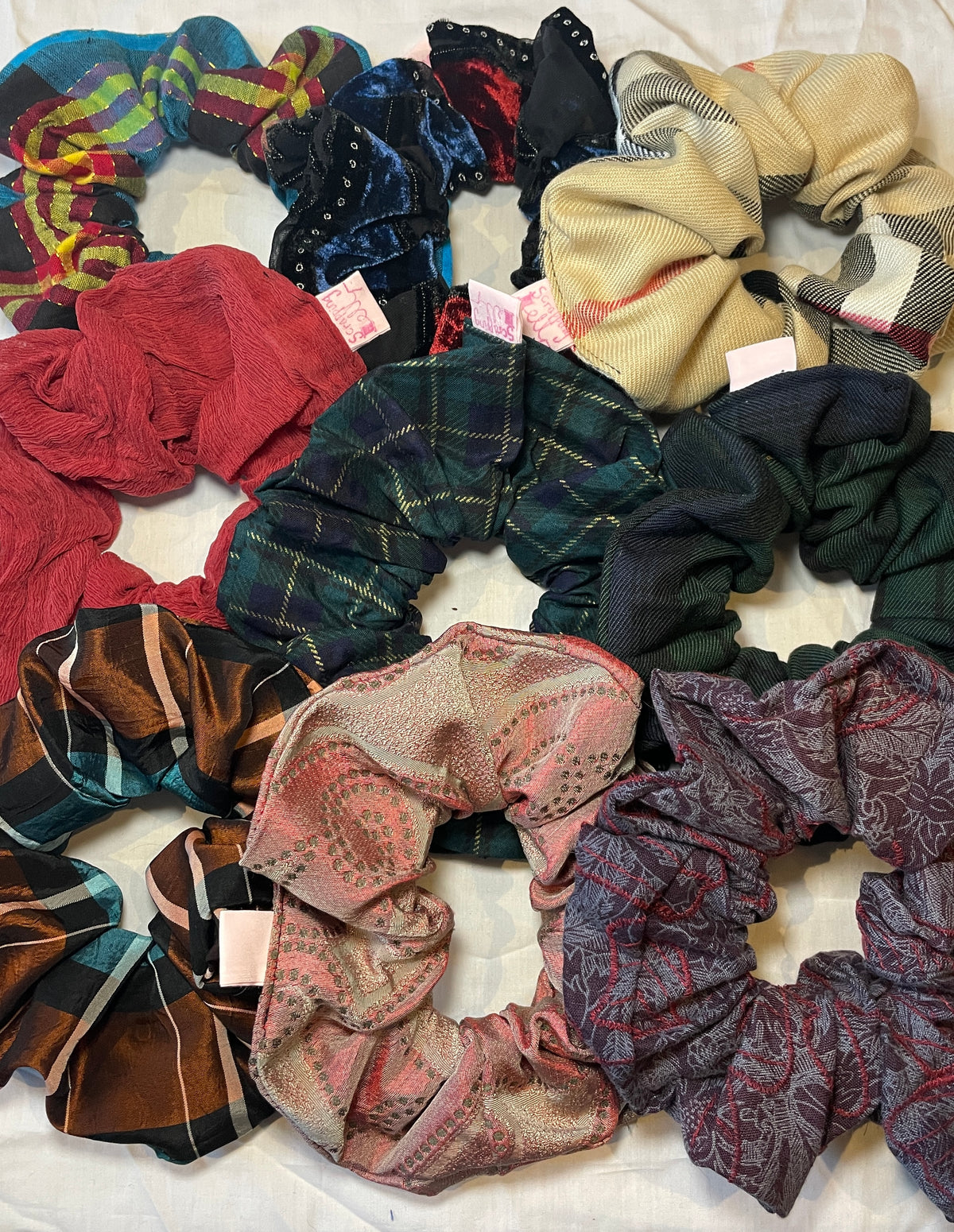 Handmade Lucky Dip Giant Scrunchies - 1, 2, 3 and 4 Pack