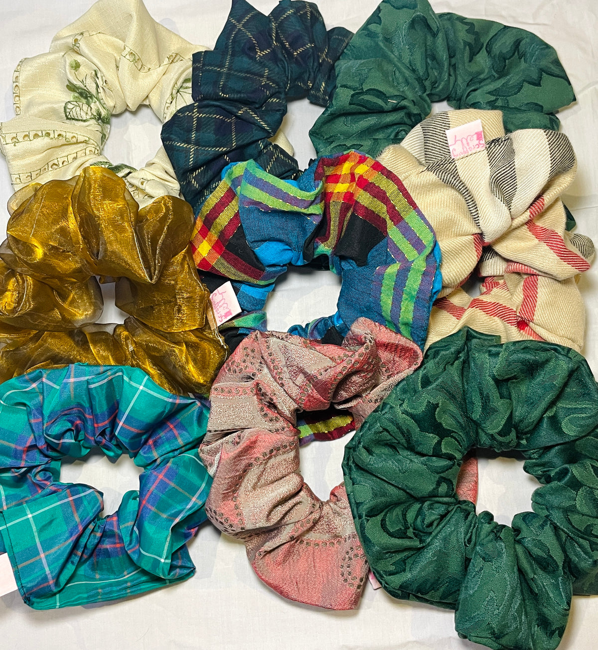 Handmade Lucky Dip Giant Scrunchies - 1, 2, 3 and 4 Pack