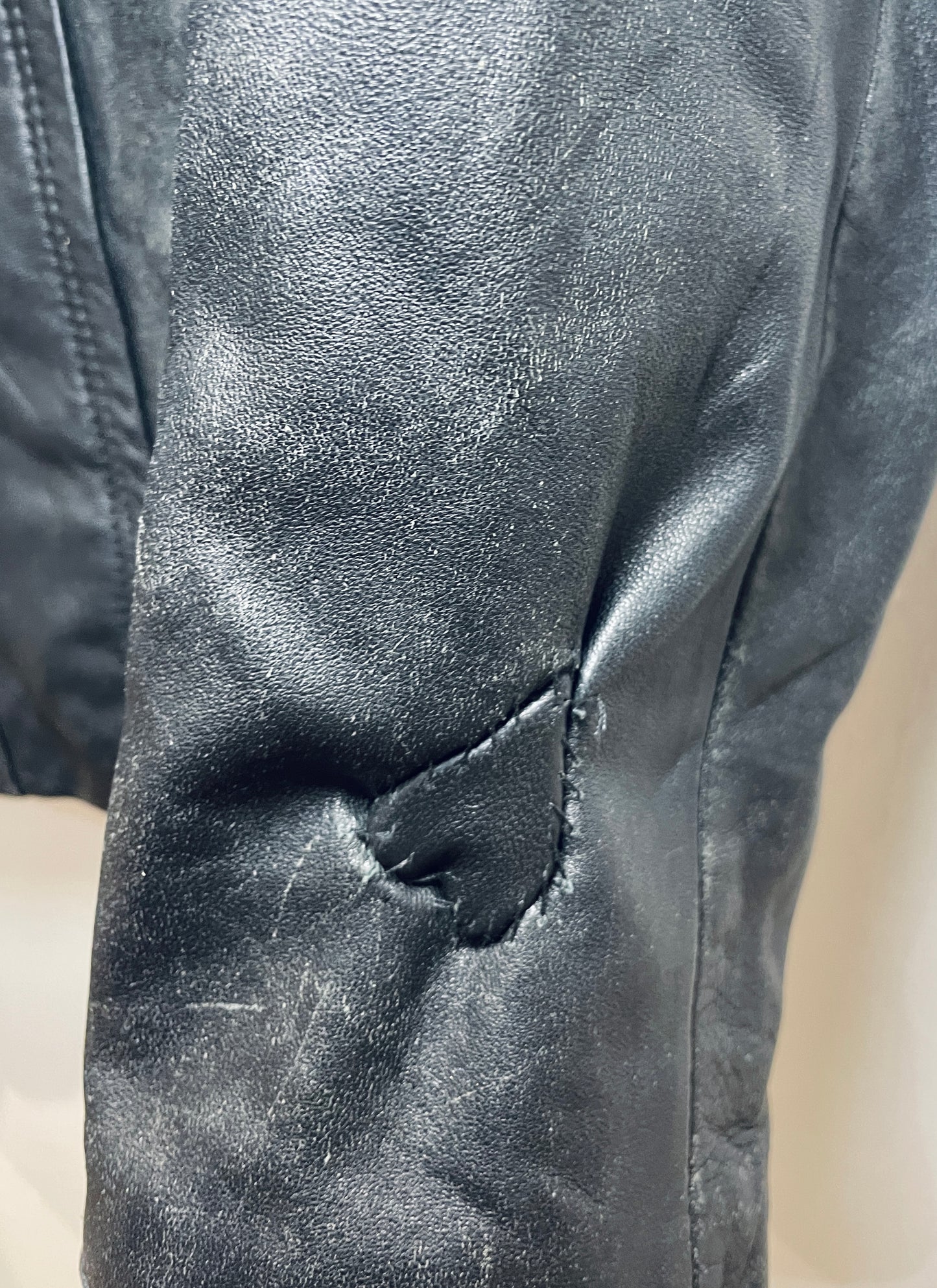 Vintage 90s Kenneth Cole Black Panelled Leather Jacket - Up To Size 12